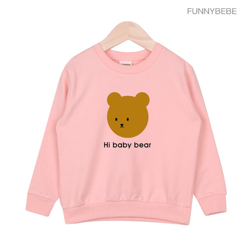 퍼니베베 baby bear 맨투맨 쭈리 아동 유아 키즈 티셔츠 A015